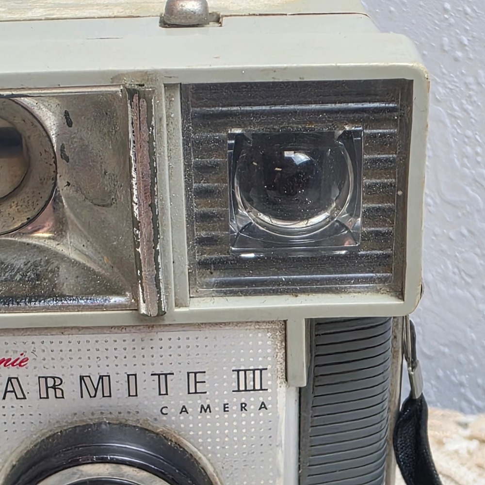 Vintage 1960s Kodak Brownie Starmite III‎ 127 Film Camera Grey Mid Century USA - Picture 4 of 9